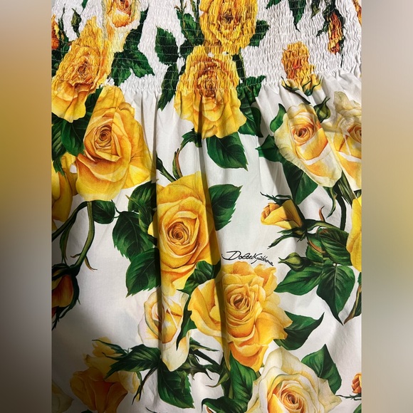 Dolce & Gabbana Kids
floral-motif shirred flared dress - Picture 3 of 6